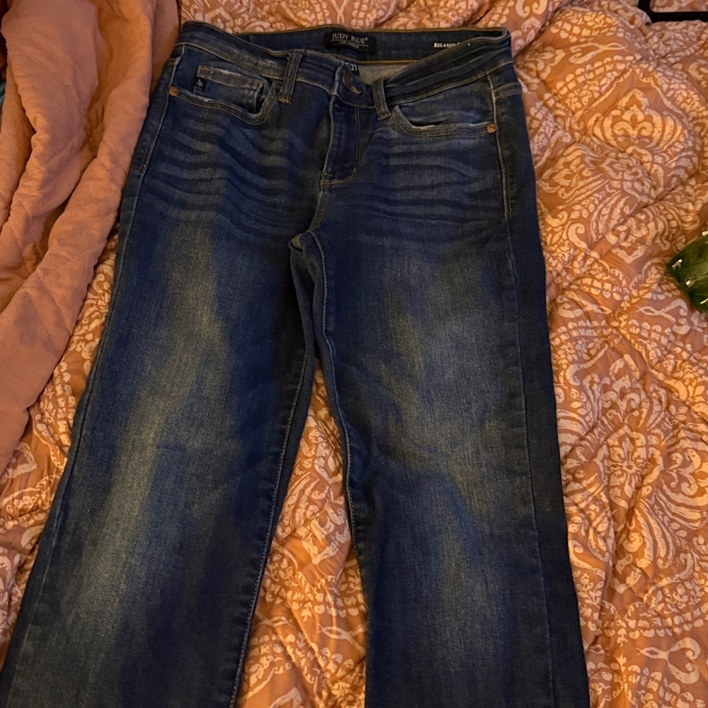 Dark Blue Denim Jeans